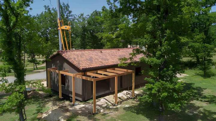 Installation charpente et toiture bois Mercuès